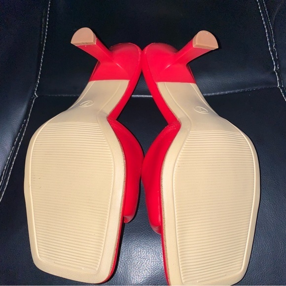 A New Day Women’s Red Mule Heels‎ NEW - Picture 5 of 5